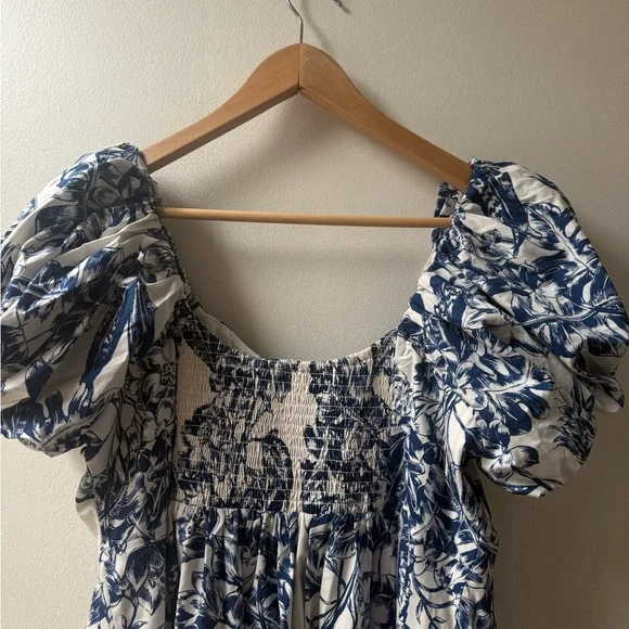 NWT Abercrombie & Fitch Emerson Poplin Puff Sleeve Mini, Size XL - Picture 7 of 10